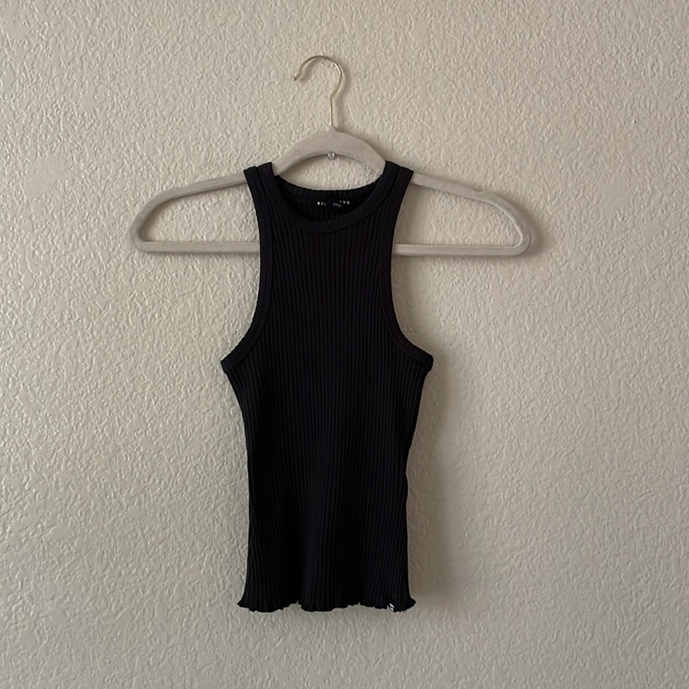Billabong Ribbed Tank Top Crip Rib Tee Black